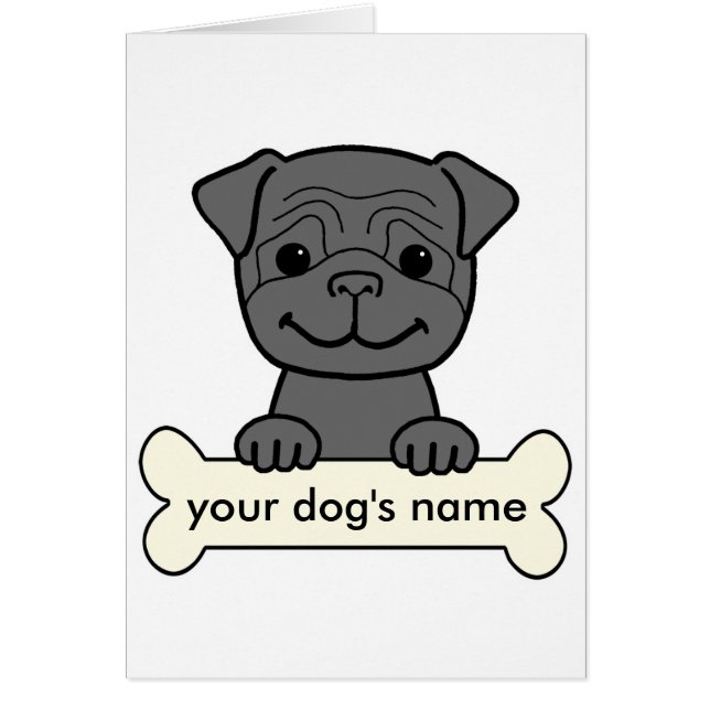 Personalisierter Mops (Vorne)