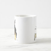 Personalisierter Mops Mama-Kaffee-Tasse Kaffeetasse (Mittel)