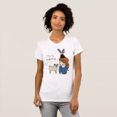 Personalisierter Mops Mama T - Shirt (Vorne ganz)