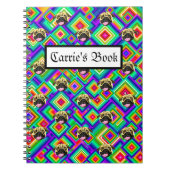 Personalisierter Mops Notizblock (Vorderseite)