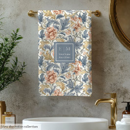 Personalisierter Morris Stil Jugendstil Art Nouvea Badhandtuch Set