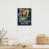 Personalisierter Motivationsdruck Poster (Küche)