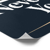 Personalisierter Motivationsdruck Poster (Ecke)