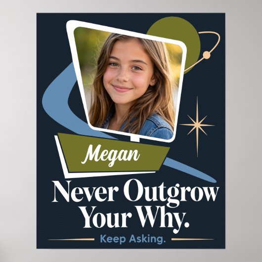 Personalisierter Motivationsdruck Poster (Vorne)