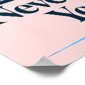 Personalisierter Motivationsdruck Poster (Ecke)