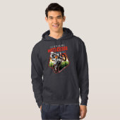 Personalisierter Motocross Racing Dirt Bike Trail Hoodie (Vorne ganz)