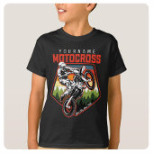 Personalisierter Motocross Racing Dirt Bike Trail T-Shirt