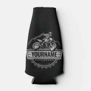 Personalisierter Motocross Rider Dirt Bike Racing Flaschenkühler