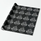 Personalisierter Motocross Rider Dirt Bike Racing Geschenkpapier (Ungerollt)