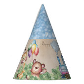 Personalisierter Motor Party Partyhütchen (Links)