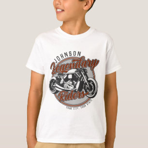 Personalisierter Motorrad Legende Fahrer Biker NAM T-Shirt