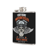 Personalisierter Motorradladen  Flachmann (Links)