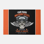 Personalisierter Motorradladen Fußmatte (Vorderseite)