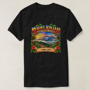 Personalisierter Mount Rinjani Lombok T-Shirt