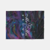 Personalisierter Mr. & Mrs. Fleecedecke (Vorderseite (Horizontal))