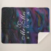 Personalisierter Mr. & Mrs. Sherpadecke (Vorderseite (Horizontal))