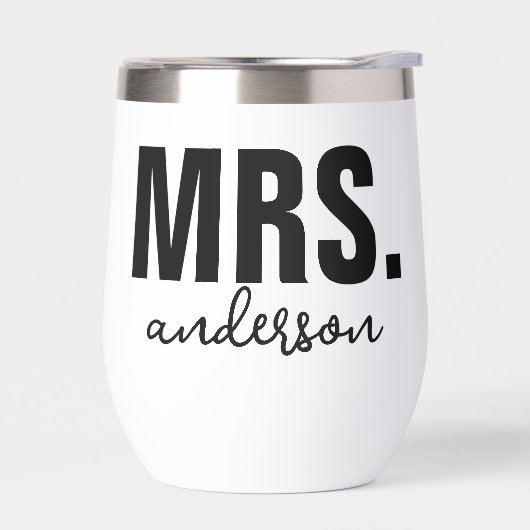 Personalisierter MRS-Name Wedding Newlywed (Links)