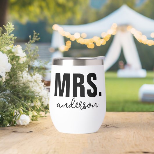 Personalisierter MRS-Name Wedding Newlywed (Hochzeit)