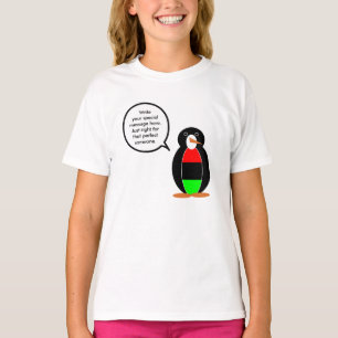 Personalisierter Ms-Pinguin African Diaspora Talki T-Shirt
