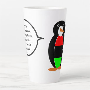 Personalisierter Ms-Pinguin Afrikanische Diaspora Milchtasse
