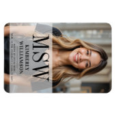Personalisierter MSW-Master für Sozialarbeit Absch Magnet (Horizontal)