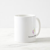 Personalisierter Musiklehrer mit Glanz Kaffeetasse (VorderseiteRechts)