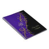 Personalisierter Musiknoten-keltisches Notizblock (Rechte Seite)