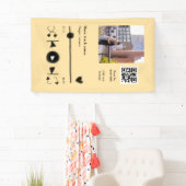 Personalisierter Musikplayer Liebespaar QR-Code Te Banner (Insitu)