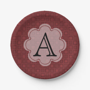 Personalisierter Muster-Party-Teller Pappteller
