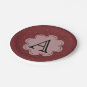 Personalisierter Muster-Party-Teller Pappteller (Schrägansicht)