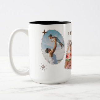Personalisierter Mutter-Foto-Becher | Muttertagsge Zweifarbige Tasse