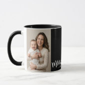 Personalisierter Mutter-Foto-Jahr-Established-Kaff Tasse (Links)