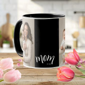 Personalisierter Mutter-Foto-Jahr-Established-Kaff Tasse
