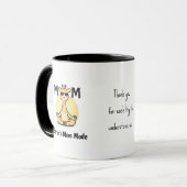 Personalisierter "Mutter-Modus" Lustiger Yoga-Gira Tasse (Vorderseite Links)