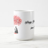 Personalisierter Mutter & Tochter Liebestasse Kaffeetasse (Mittel)