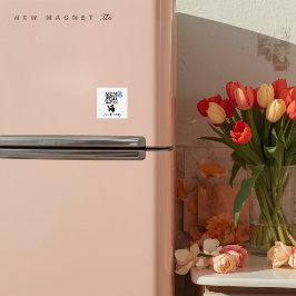 Personalisierter Muttermotiv-Typografie-Magnet Magnet