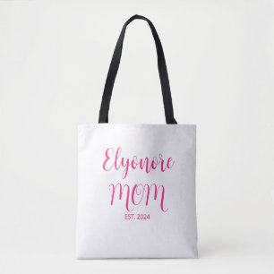 Personalisierter Muttername Gründungsdatum Pink Sc Tasche