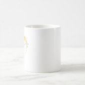 Personalisierter Muttername Muttertag Florales Her Kaffeetasse (Mittel)
