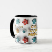 Personalisierter Muttertag "3D-Effekt" Tasse (Vorderseite Links)