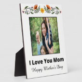 Personalisierter Muttertag 8x10 Plaque with Easel Fotoplatte (Seite)