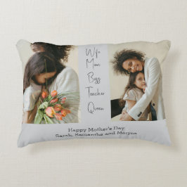 Personalisierter Muttertag Akzent Kissen mit Foto