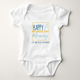Personalisierter Muttertag Baby Strampler