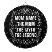 Personalisierter Muttertag Dartscheibe (vorne)