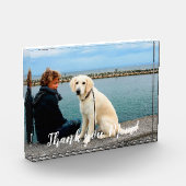 Personalisierter Muttertag des Haustiers Fotoblock (Links)