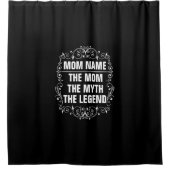 Personalisierter Muttertag Duschvorhang (Vorderseite)