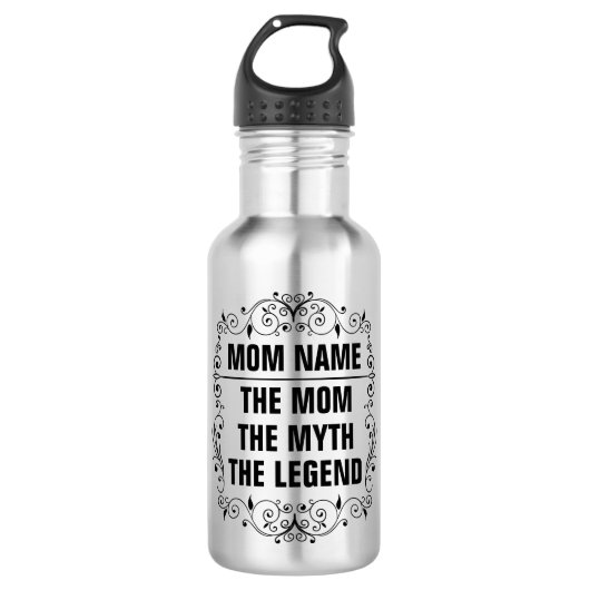 Personalisierter Muttertag Edelstahlflasche (Vorderseite)