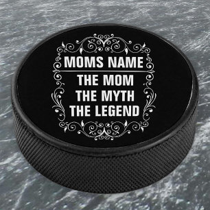 Personalisierter Muttertag Eishockey Puck