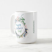 Personalisierter Muttertag - Elegant Kaffeetasse (Vorderseite Links)