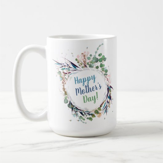 Personalisierter Muttertag - Elegant Kaffeetasse (Links)