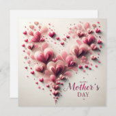 Personalisierter Muttertag Feiertagskarte (Vorne/Hinten)